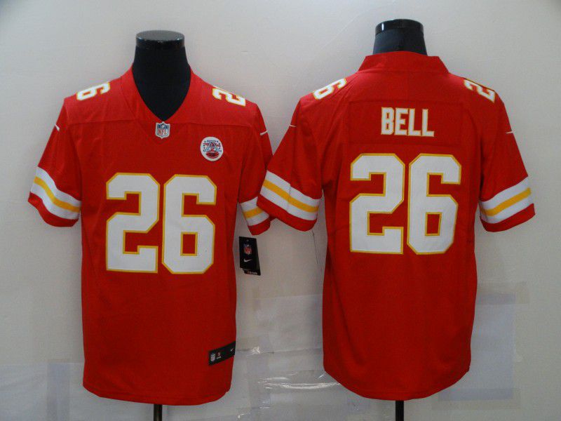 Men Kansas City Chiefs #26 Bell Red Nike Vapor Untouchable Limited 2020 NFL Nike Jerseys->kansas city chiefs->NFL Jersey